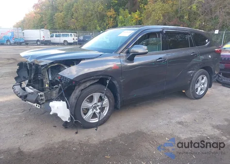 2021 Toyota Highlander L из США, поврежденный, VIN 5TDCZRBH8MS090916